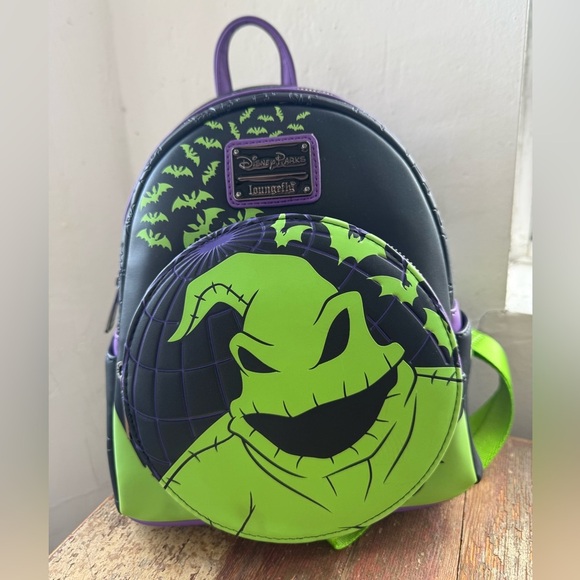 NWOT Disneyland Oogie Boogie Bash 2024 Loungefly Mini Backpack PARK EXCLUSIVE - Picture 1 of 12
